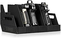 Vista 22 de Savior Equipment - Exhibidor para pistola, revólver, arma de fuego, para 4 a 8 de la mayoría de pistolas de cañón largo, espuma acolchada