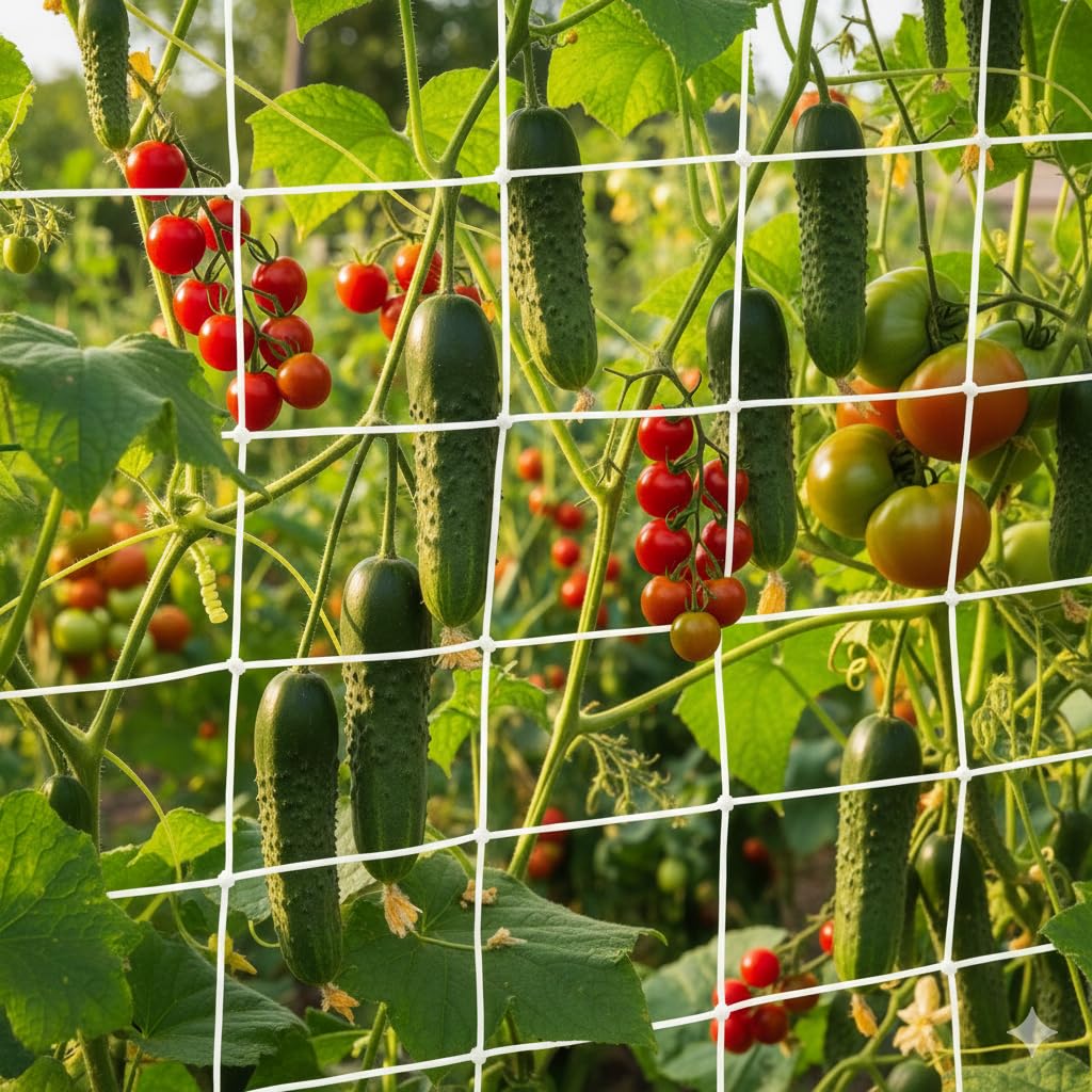 Azone 8x10 Feet Creeper Plant Support Net for Vegetables, Flowers and Other Plants Growth Supporting Climbing Trellis Net-image-29