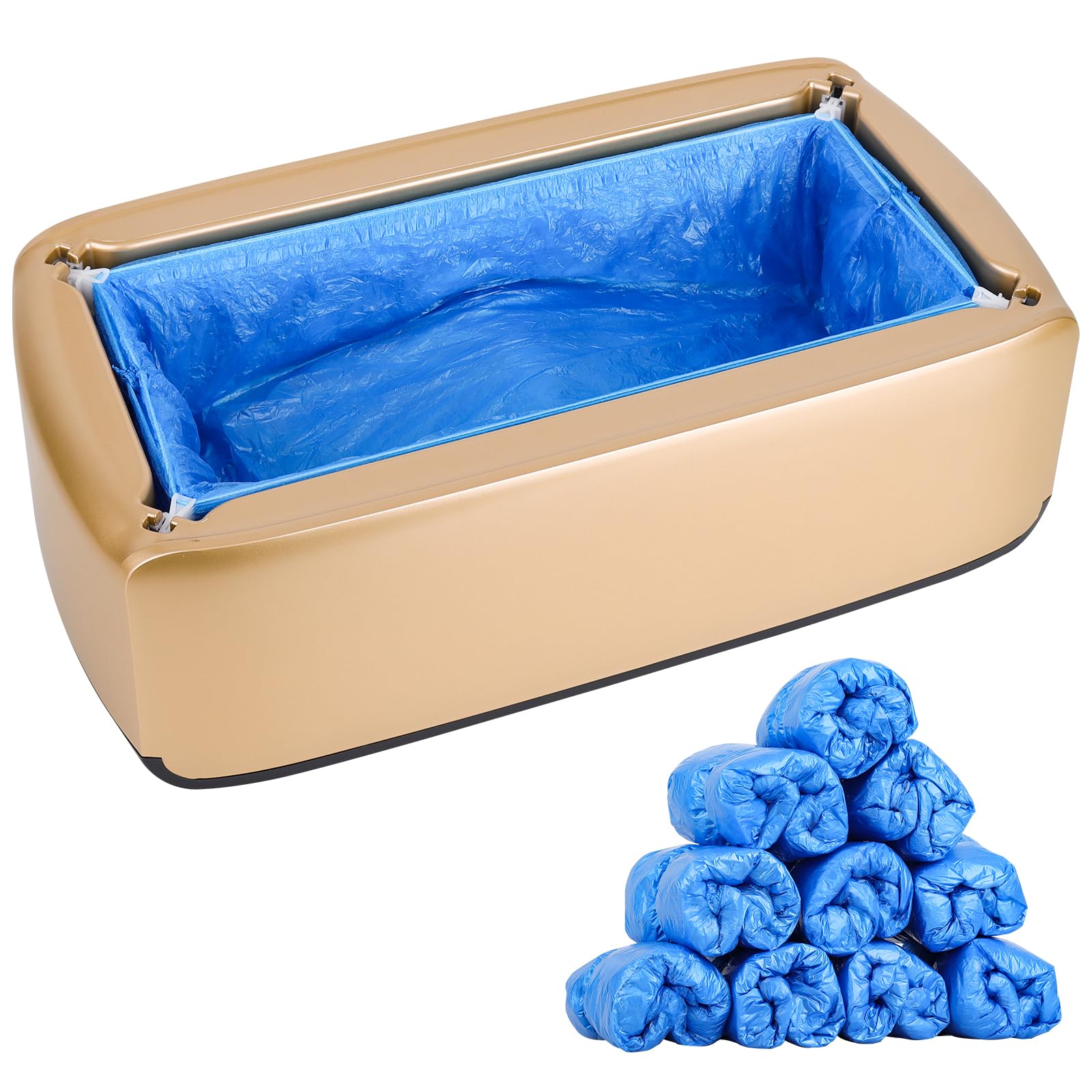 BeiLanAutomatic Shoe Covers Dispenser - BeiLan Shoe Cover Machine with 100pcs Shoe Covers Disposable Boot Cover Waterproof, Dust proof, for Medical, Home, Shop and Office