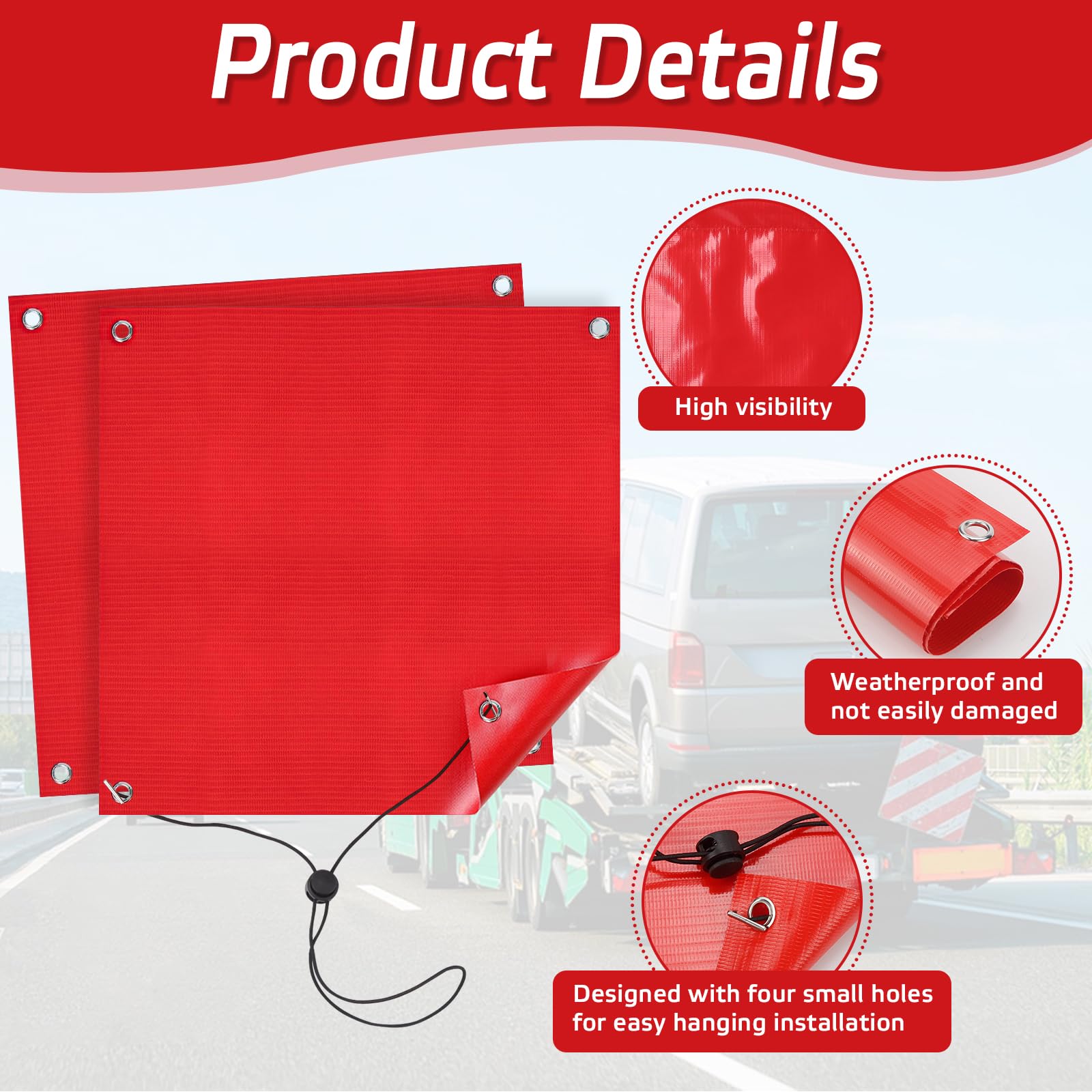 Motorradflagge UdSSR – 20x30 Cm, Aus Polyester, Wasser- Und Lichtecht, Mit 8 Mm Hohlsaum