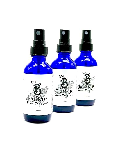 Dr. B's Elixir - Botella refrescante en aerosol bucal de 2 onzas, proporciona alivio inmediato del dolor de los alimentos picantes.