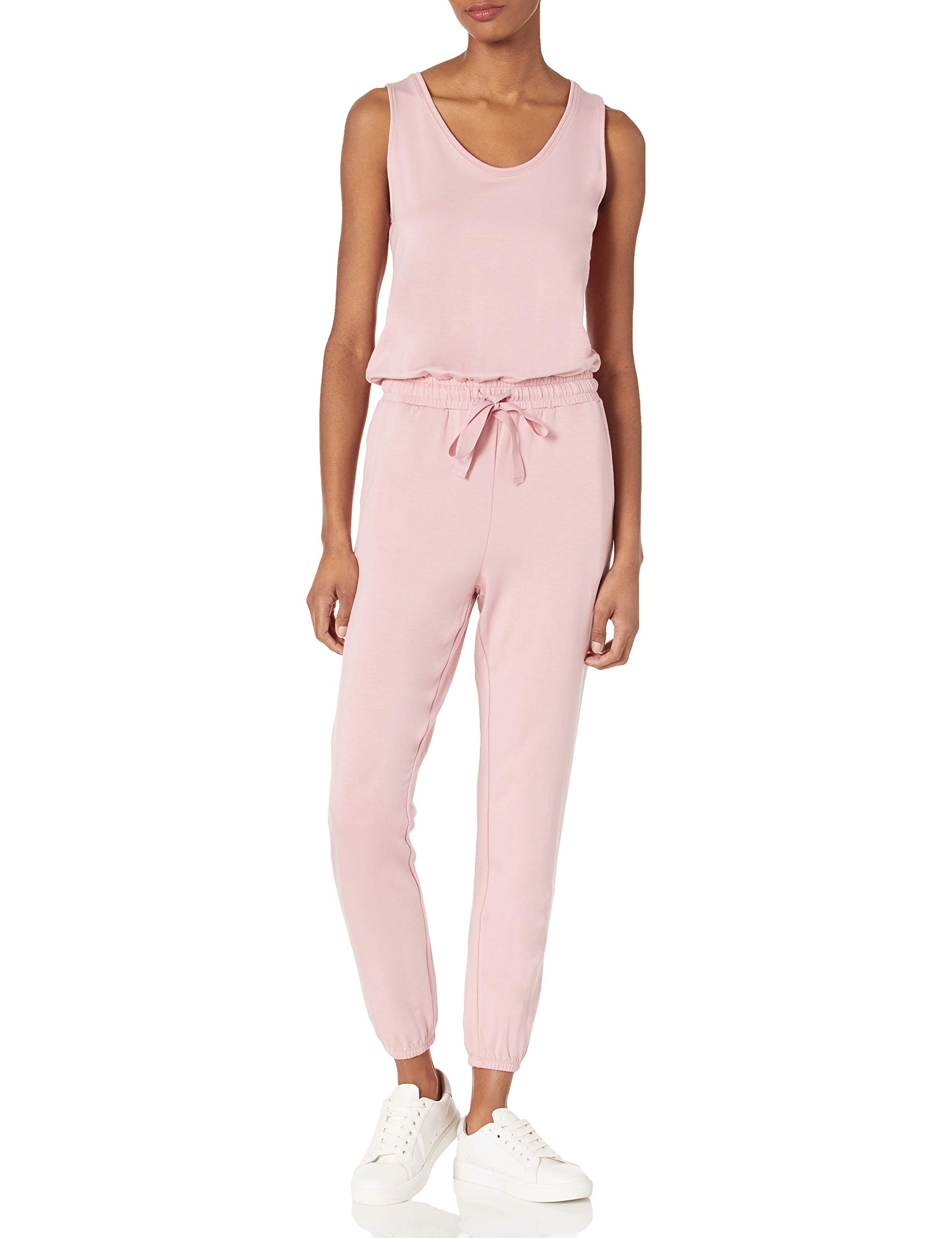 Daily RitualWomen s Supersoft Terry Sleeveless Scoopneck Jumpsuit