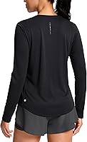 SANTINY Women's Lightweight Long Sleeve UPF 50+ Workout Top - Breathable Yoga Running Hiking Gym Shirt