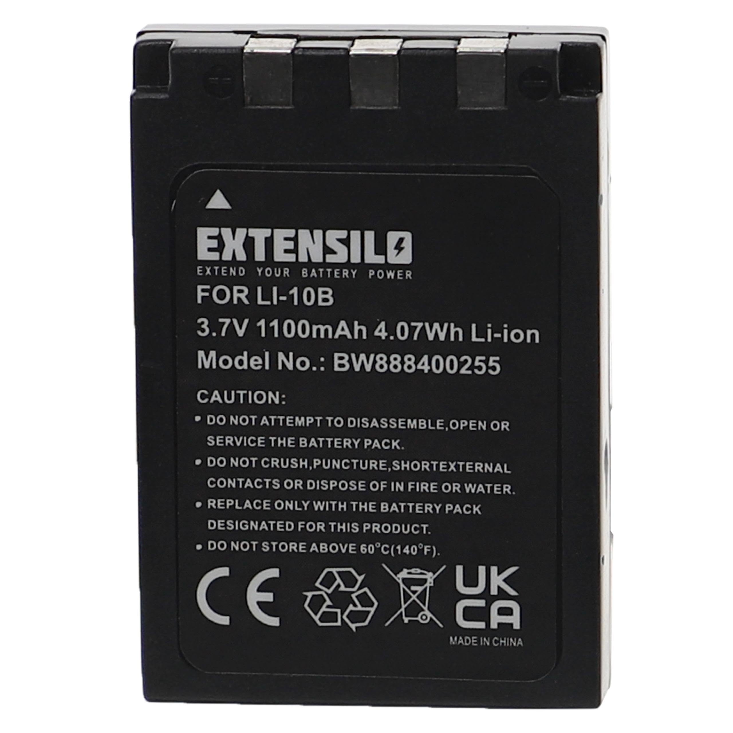 Vhbw Batteria Ricaricabile Li-Ion 700mAh Compatibile Con Olympus Camedia C-5000, C-470, C-50, C-60, C-70 E DB-L10, Li-10B, Li-12B