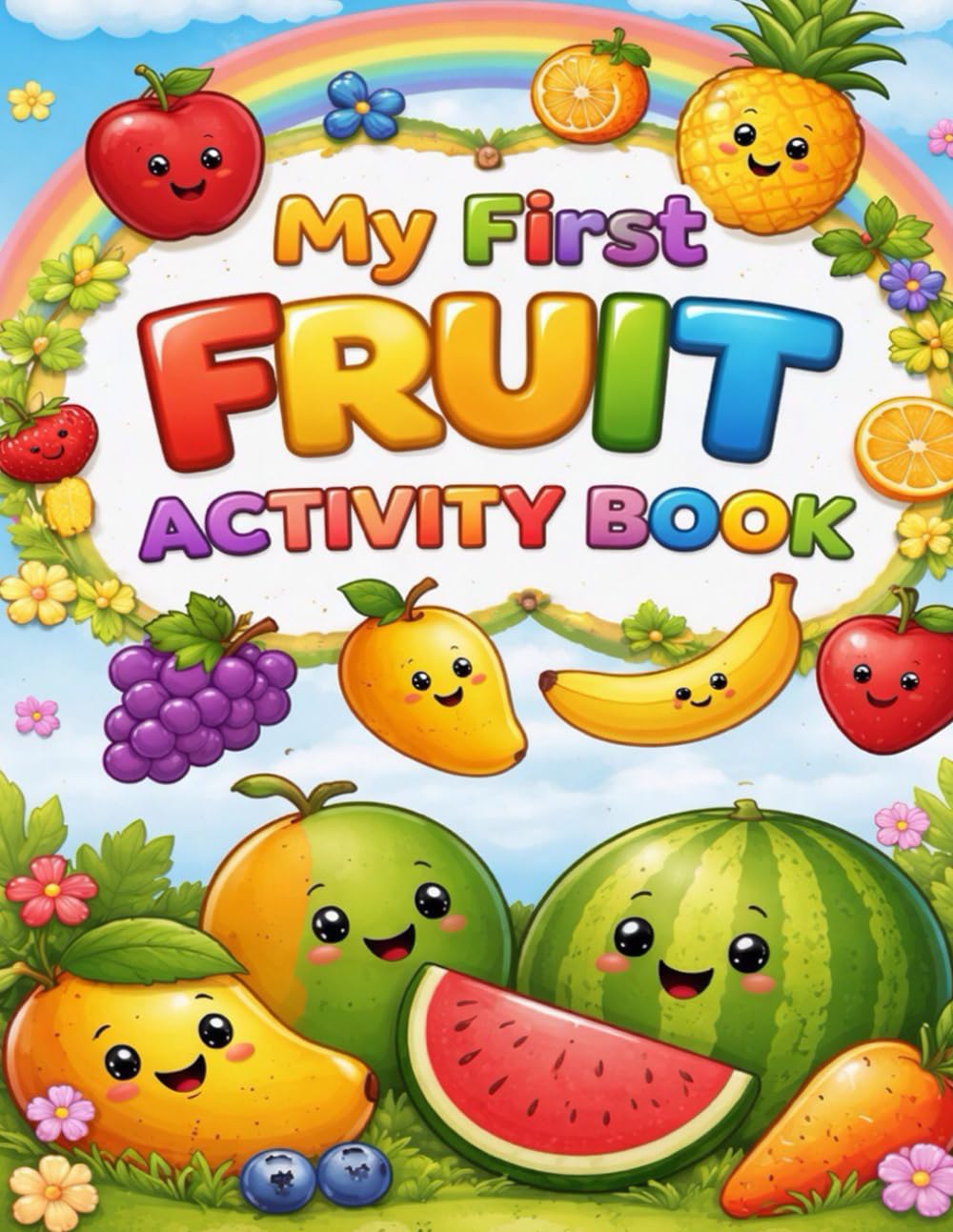 My First Fruit Activity Book: Learn Fruits with Matching, Tracing and Fun games for toddlers Ages 2-4