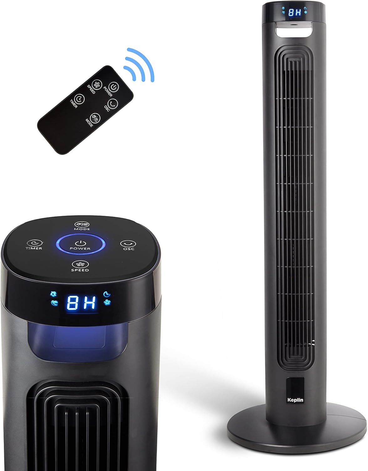 KEPLIN 36inch Cooling Tower Fan Remote Control, 3 Speed & Mode