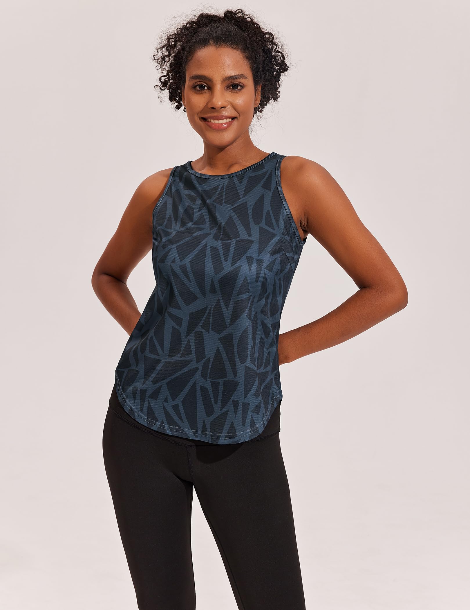 Weardear Canotte Sportive da Donna Canotte da Allenamento Canotte da Fitness per Yoga Senza Maniche con Retro Scollato