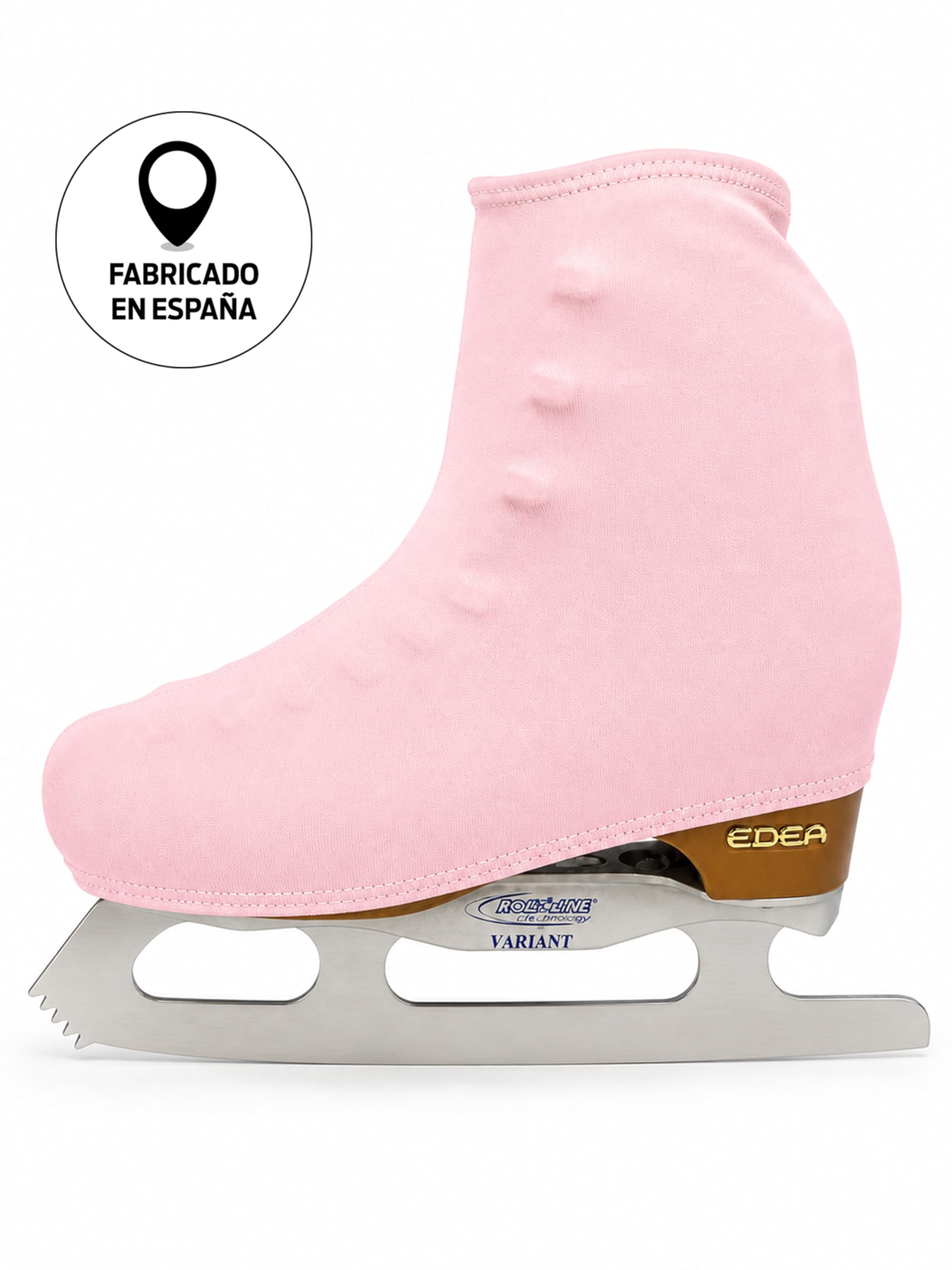 CRLSPORT Cubre patín para niña y Mujer, Funda Patinaje Hielo 180 Densidad Talla Universal Rosa Bebé