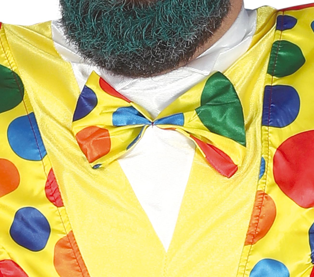 FIESTAS GUIRCA | Clown Kostüm für Erwachsene - Weste, Jacke, Fliege, Hose und Hut - Zirkus- und Comedy Kostüme für Halloween, Karneval und Kostümpartys - Herren - Mehrfarbig