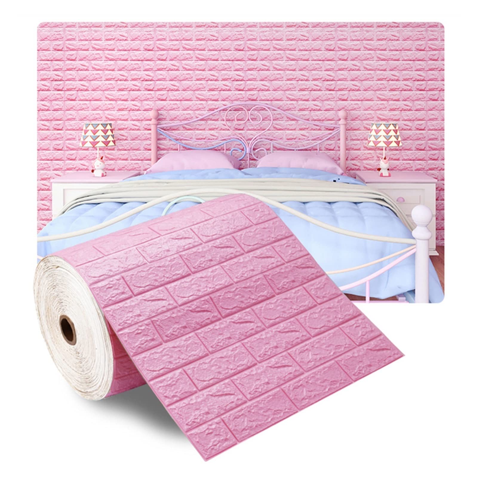 Panneau mural brique en mousse XPE étanche pour rénover un mur sans travaux