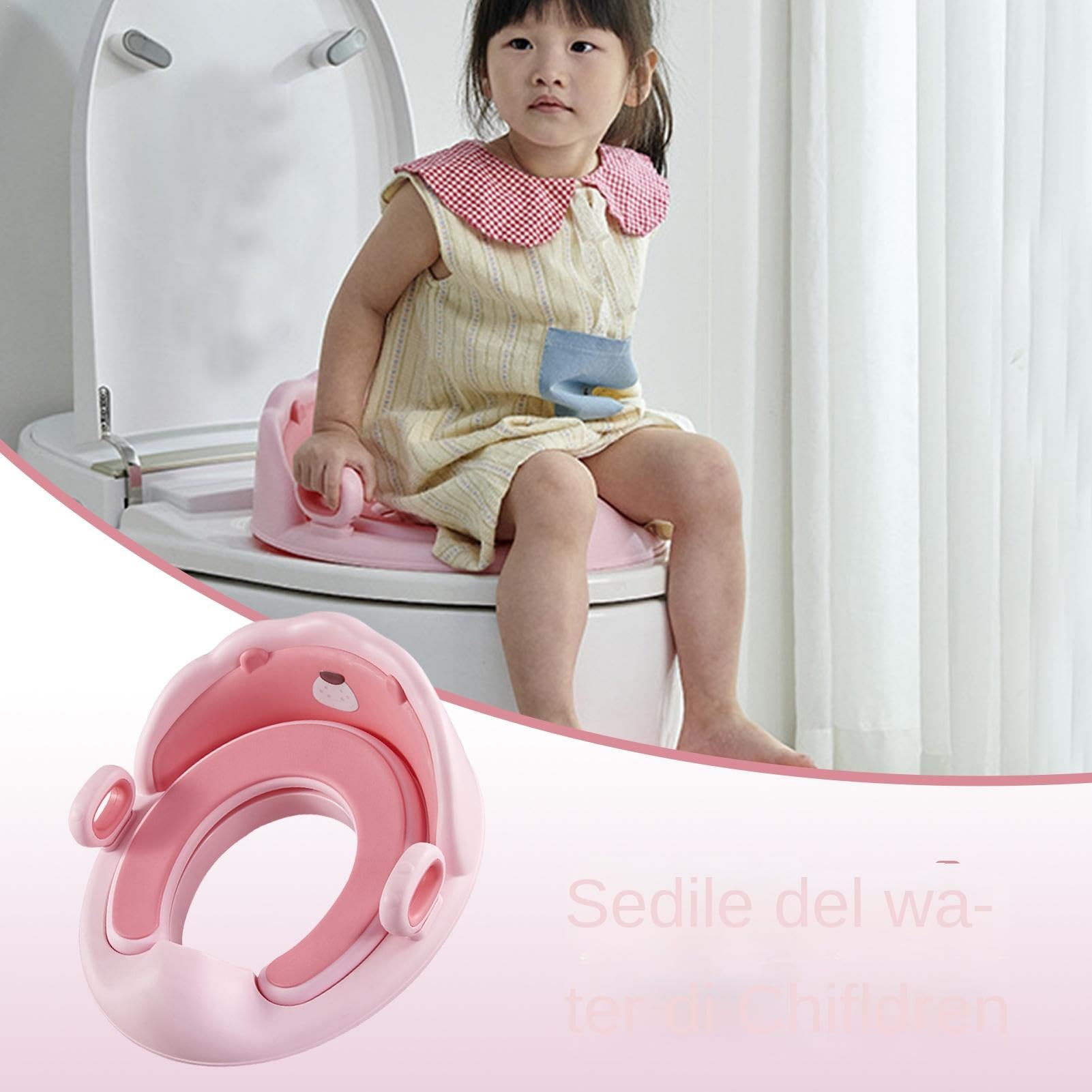 Sedile vasino per bambini per WC, sedile per WC | Sedile WC vasino con
