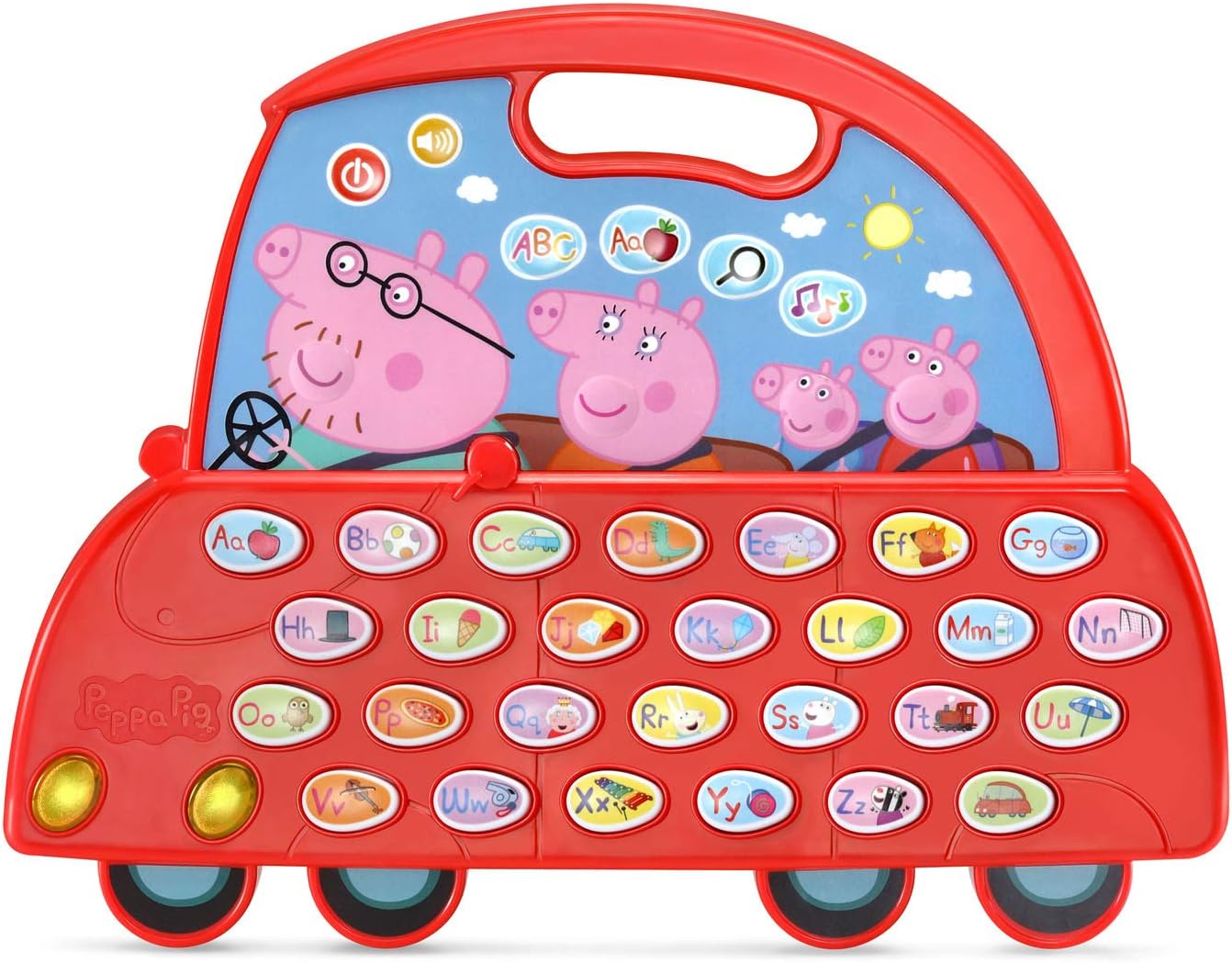 VTech Peppa Pig Learn and Go Alphabet Car, Red