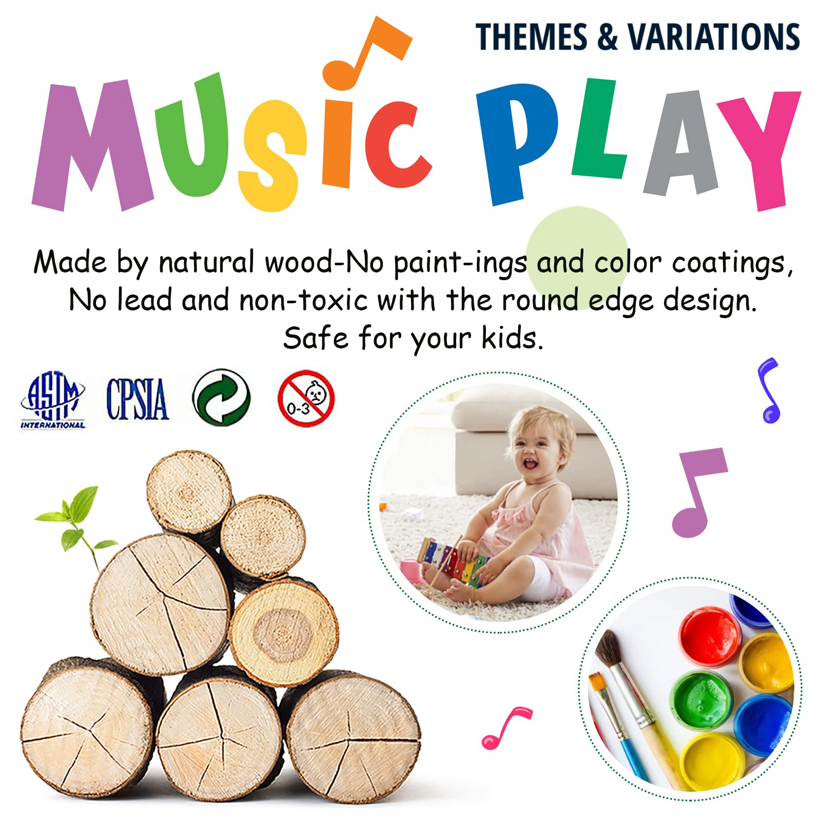 NINO Sea Drum 14-Inch Synthetic Head Natural