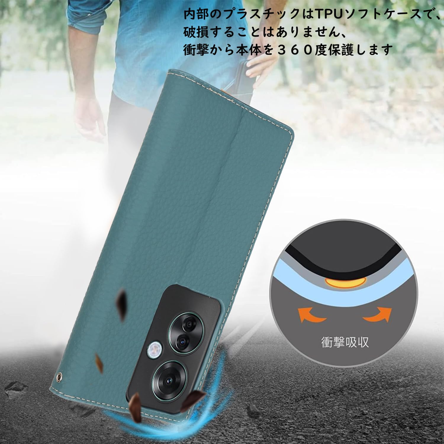 【新品】 Ｈａｖａｙａ 対応 oppo reno 11a ケース OPPO Reno 11A カバー オッポリノ11a ケース 手帳型 本革 ストラップ スマホケース au 耐衝撃 docomo カバー SoftBank カード収納 スタンド機能 レザー  1