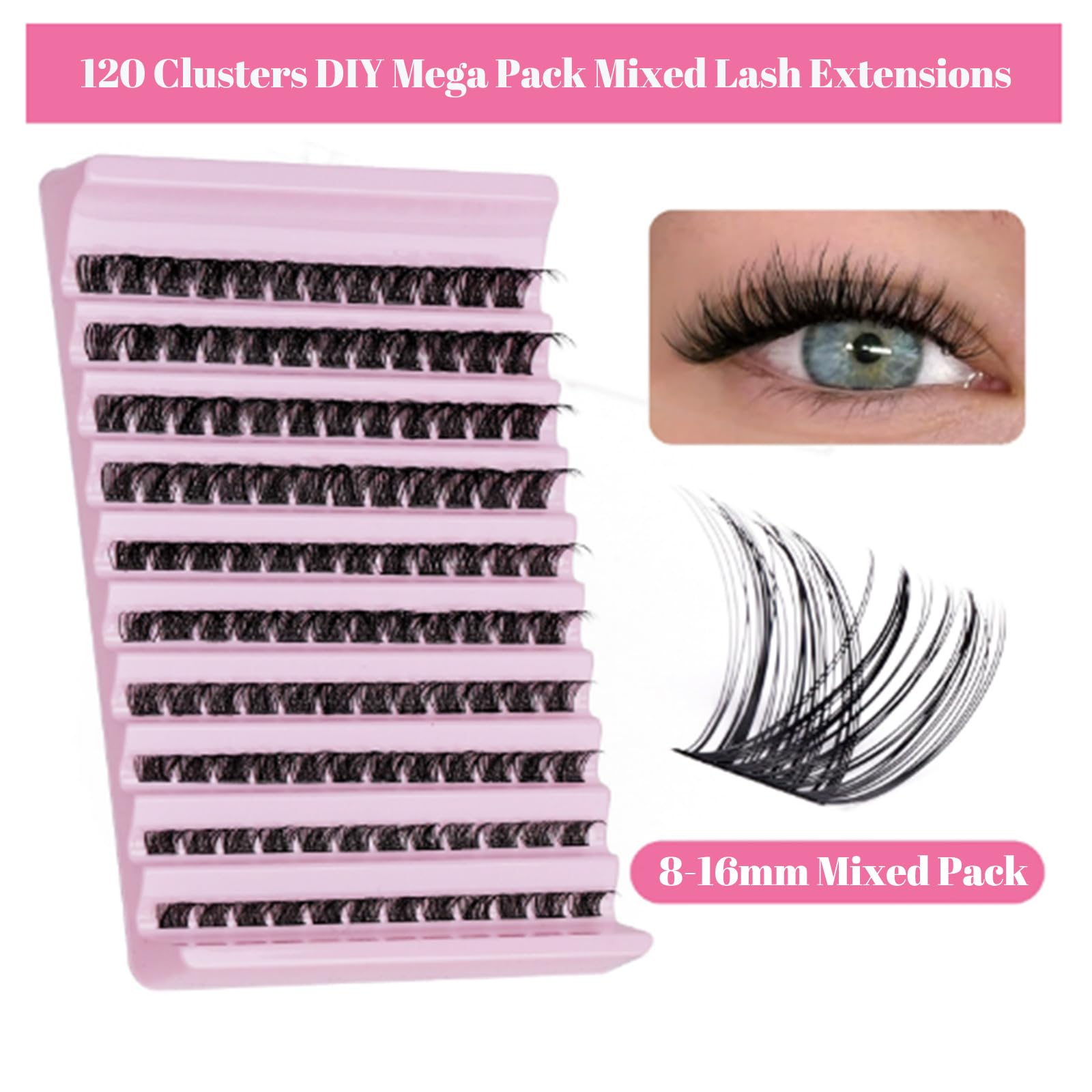 Fluffy Curl Lash Clusters - Image 2