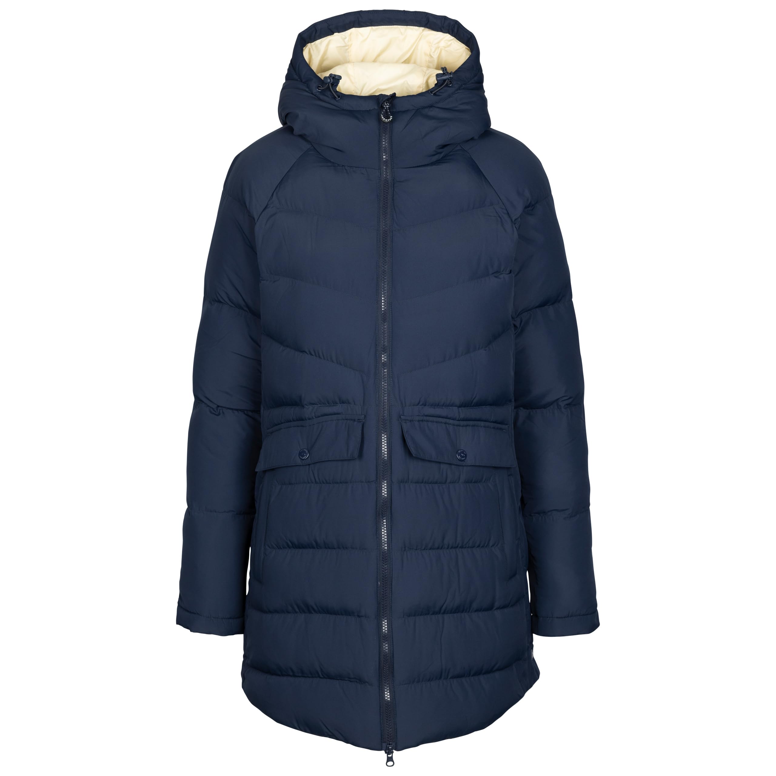 Trespass Womens Padded Jacket with Grown On Hood and 4 Pockets Judda