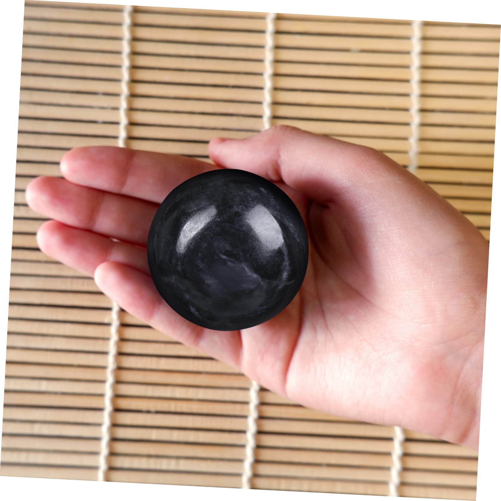 COHEALI Balles de Massage Surface Polie Rondes en Marbre pour Mains 2 Sets pour Massage et Soulagement Pression Lors de Séances de Thérapie