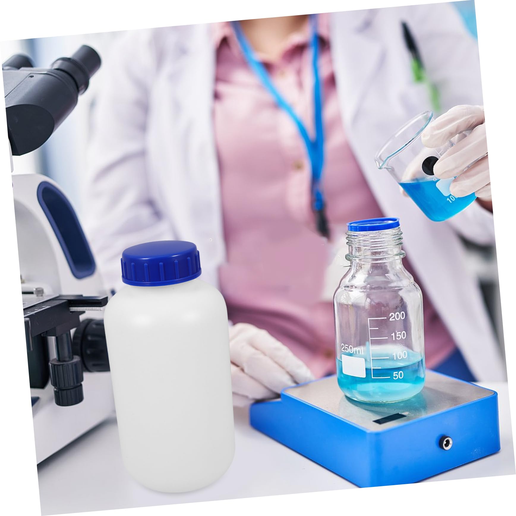 9stücke Reagenzflaschen Robustem Mit Dichtem Deckel Für Chemische Proben Und Laborbedarf Wiederverwendbare Auslaufsichere Probenbehälter