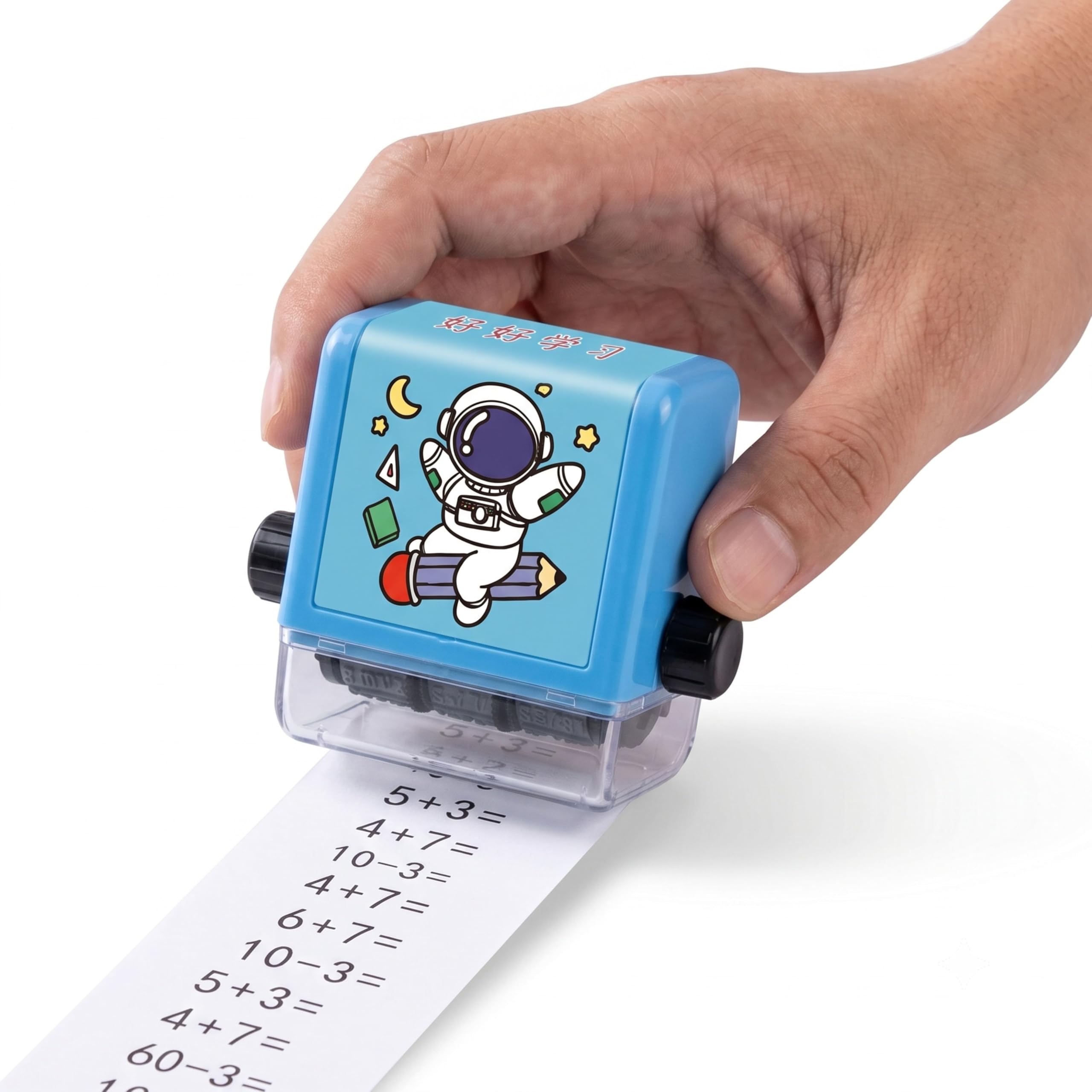 Drumstone Kids Math Learning Roller Tool, Educational Addition & Subtraction Practice Toy, Interactive Number Learning Game for Early Math Skills, Preschool & Primary Learning Aid-image-45