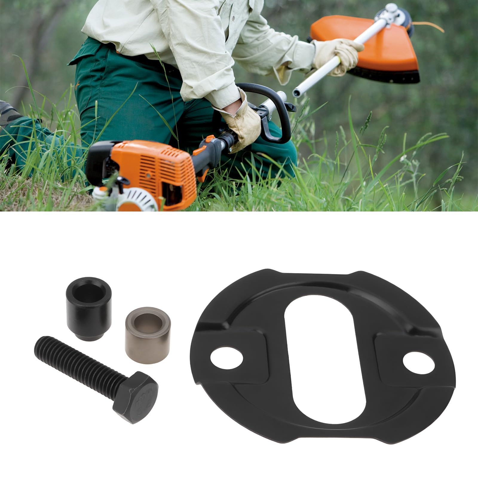 1 kit d'embrayage pour tondeuse à gazon 4180 160 2000 4180-162-1000 compatible avec Stihl KM90 KM90R FS130 FS130R HL90K HL95 FS110 KM100