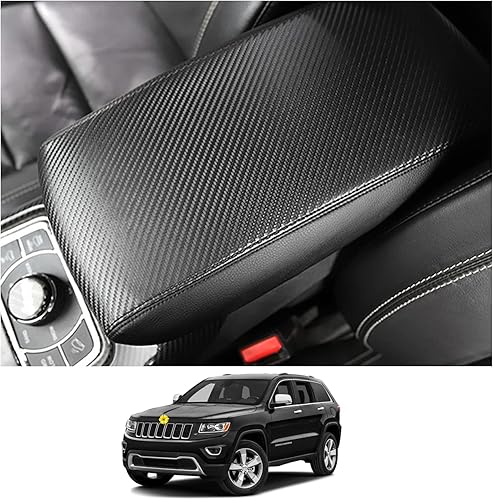 CDEFG - Funda para reposabrazos central de coche para Grand Cherokee 2011-2020 2021 soporte de almohadillas de apoyabrazos resistencia a los CDEFG - Funda para reposabrazos central de coche para Grand Cherokee 2011-2020 2021 soporte de almohadillas de apoyabrazos resistencia a los