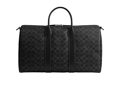 COACH Compass Bag 45 In Signature Canvas Cross Body Handbags Black Signature, Canvas/Leather