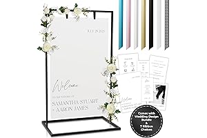 Welcome To Our Wedding Sign Stand + Design Bundle