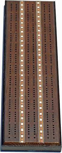 WE Games Juego de 3 tablas de cuna de madera maciza de nogal estilo sprint, juegos familiares, decoración de sala de estar, juegos de viaje, juegos