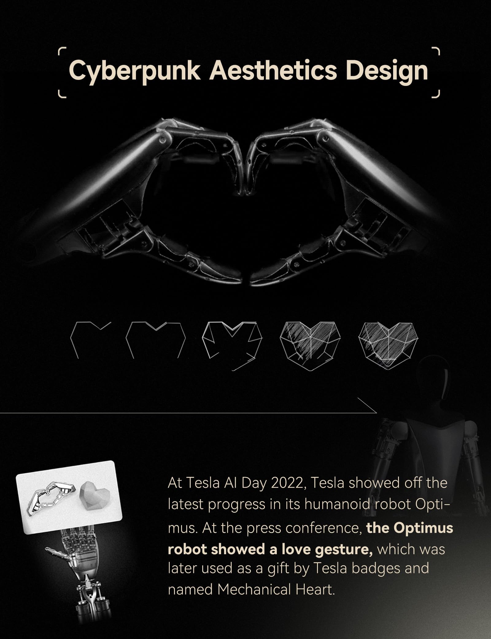 TPARTS Ambientador especialmente diseñado para Tesla Model 3 Model Y, difusor de aromas de fragancia Cyberheart con 2 recambios de aroma, se adapta a todos los Tesla Model 3/Y Airvent (Mysterious