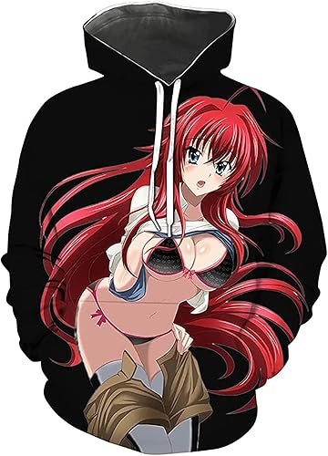 ISaikoy Anime High School DxD Sweatshirt Rias Gremory Hoodie Jacket