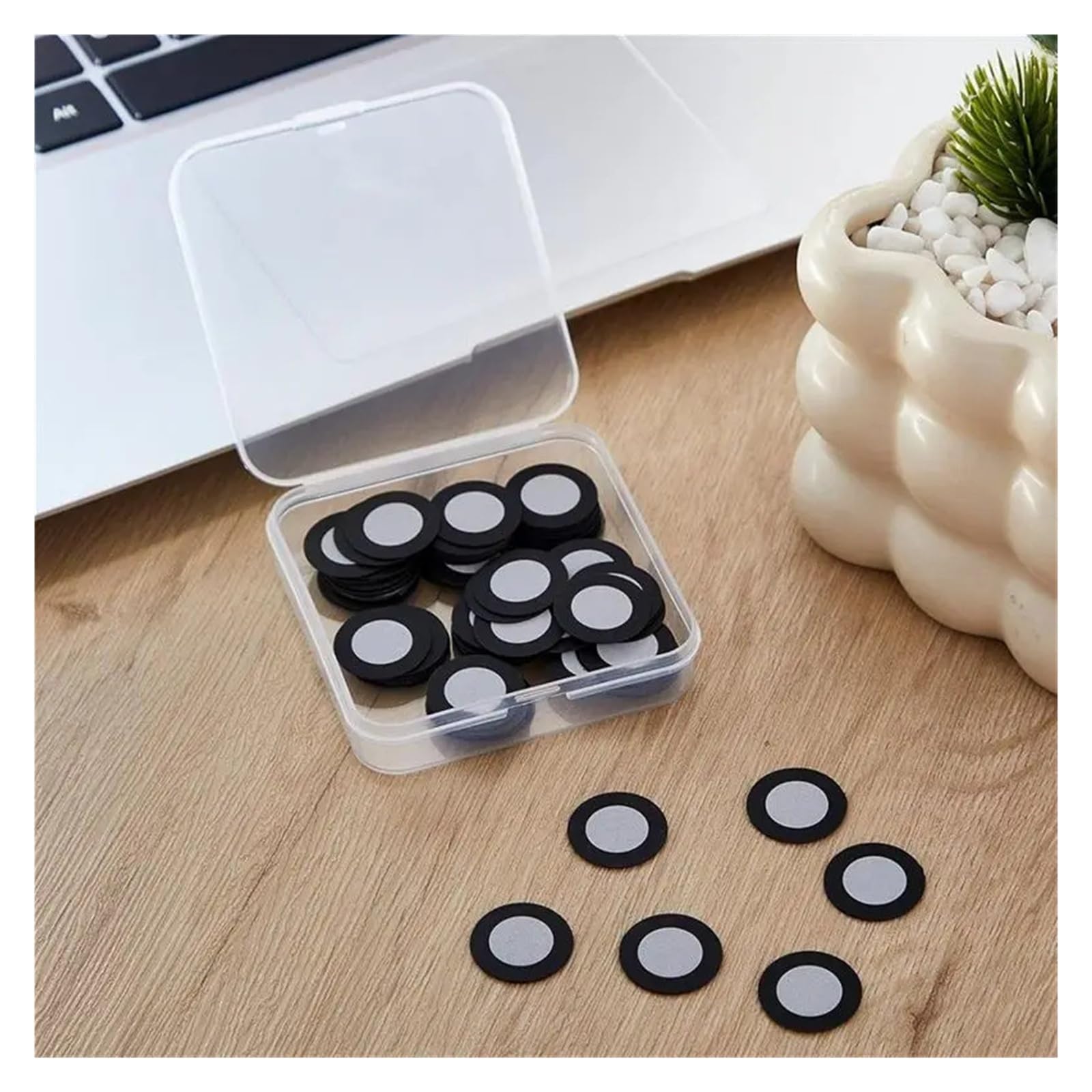 Kompatybilny Punkt Odniesienia Kropki Śledzącej 100 Sztuk Magnetyczne Kropki Śledzące 3D (wewnętrzna 12,0 Mm Zewnętrzna 19 Mm)(2000pcs)