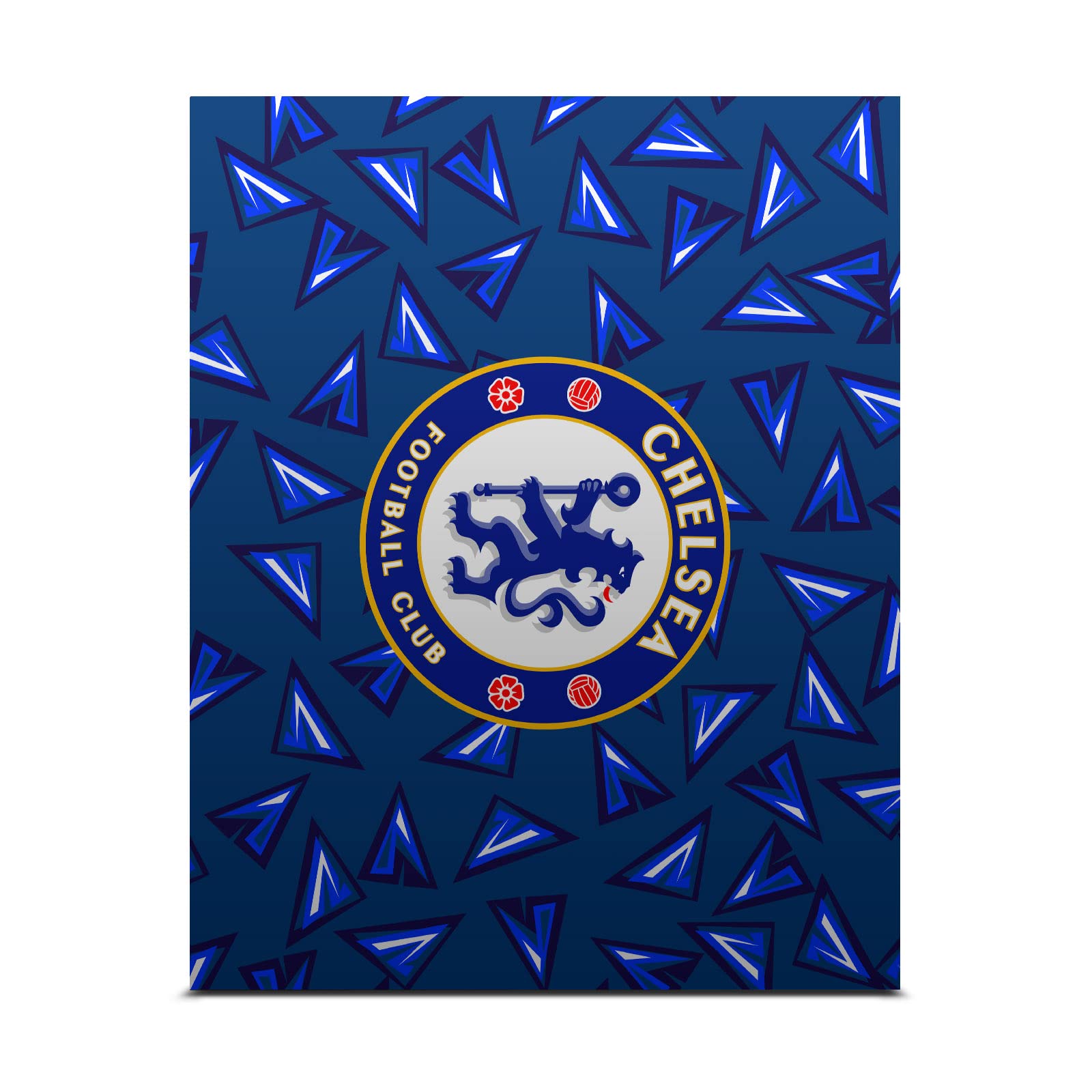 Head Case Designs sous Licence Officielle Chelsea Football Club Motif géométrique Art Vinyle Autocollant De Jeu Peau Autocollant Couverture Compatible avec Xbox One X Console and Controller Bundle