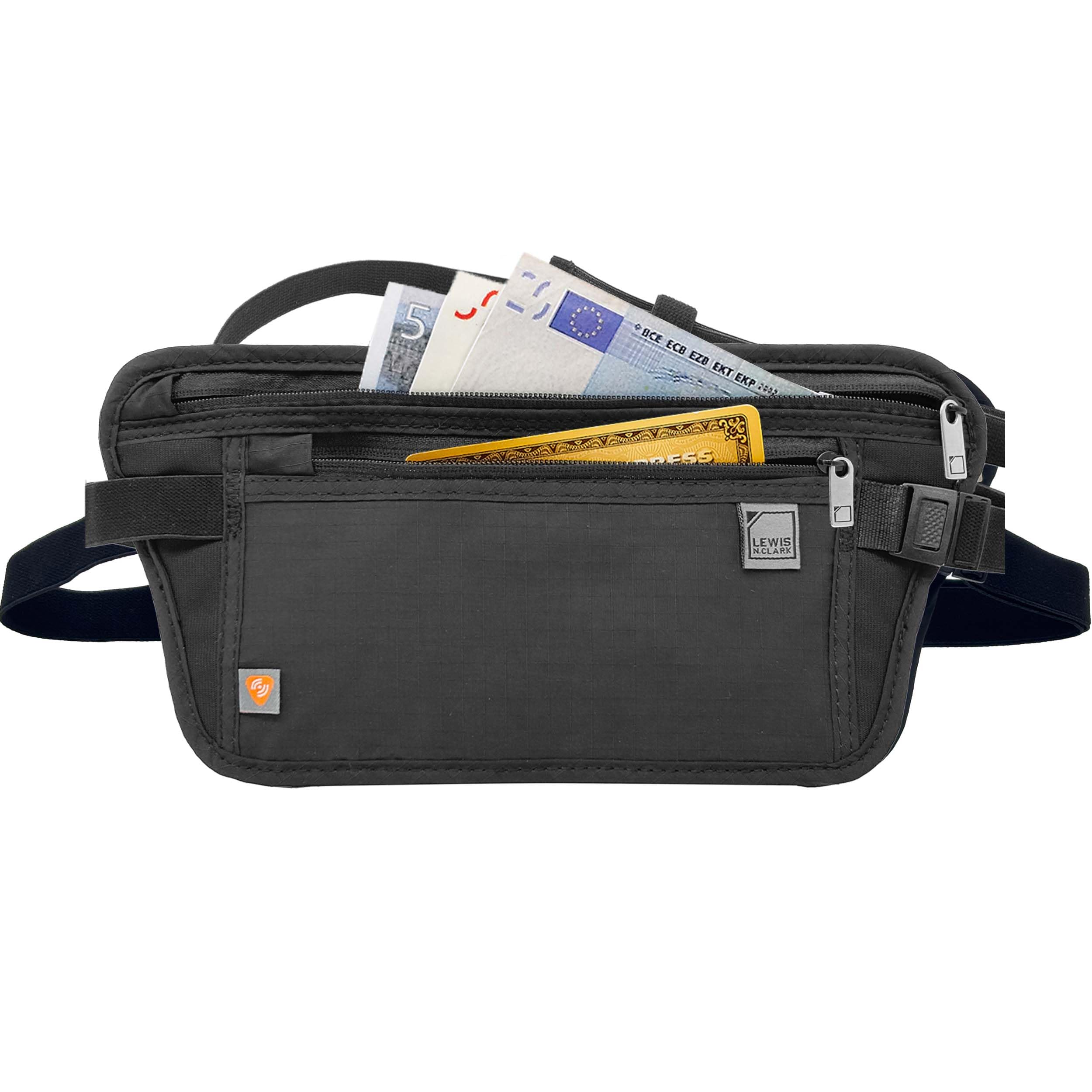 Lewis N. Clark RFID-Blocking Waist Stash Riñonera Interior, Talla única