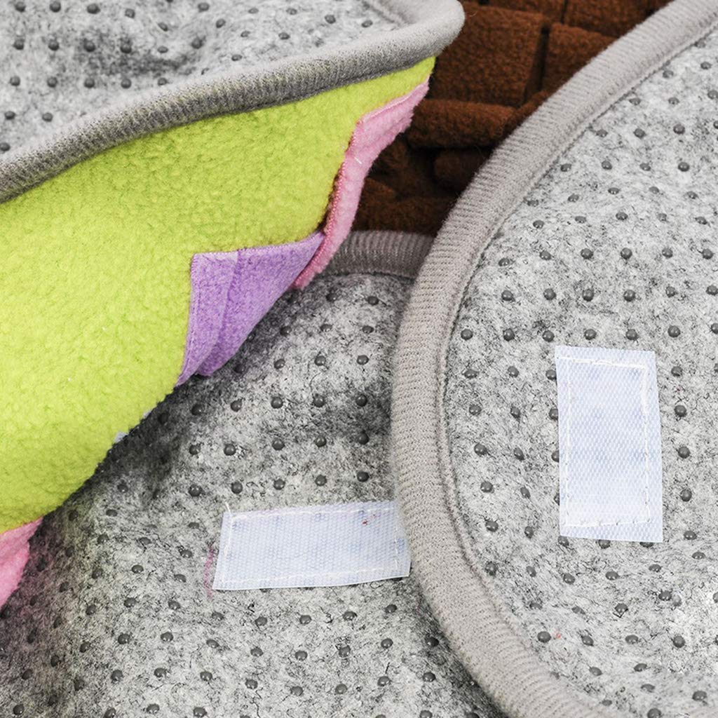 Pet Dog Snuffle Mat Naso Odore Allenamento Coperta Sniffing Pad Alimentazione Lenta Ciotola Dispenser di Cibo Tappeto Alleviare Lo Stress Antiscivolo Puzzle Giocattoli
