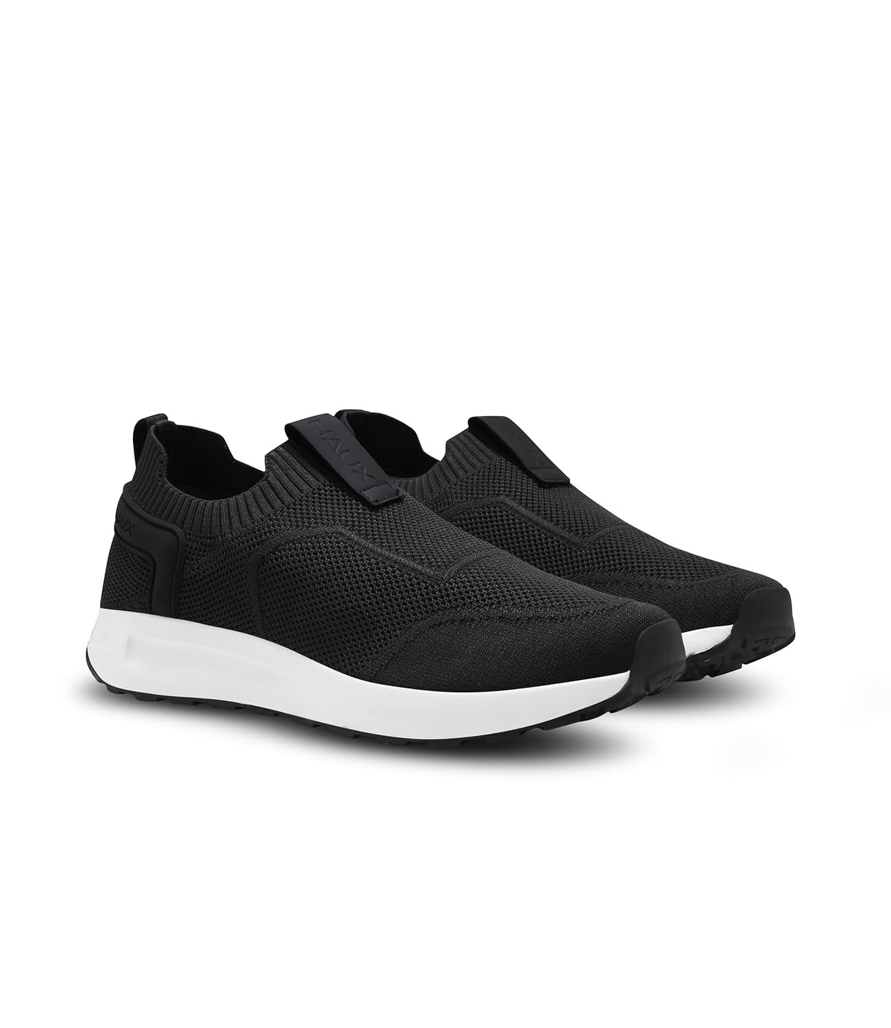 HAUX Men’s Slip-On Running Shoes | Lightweight Sports Sneakers with Memory Foam Cushioning | Walking, Gym, Jogging, Training | Ultra Comfort & Style