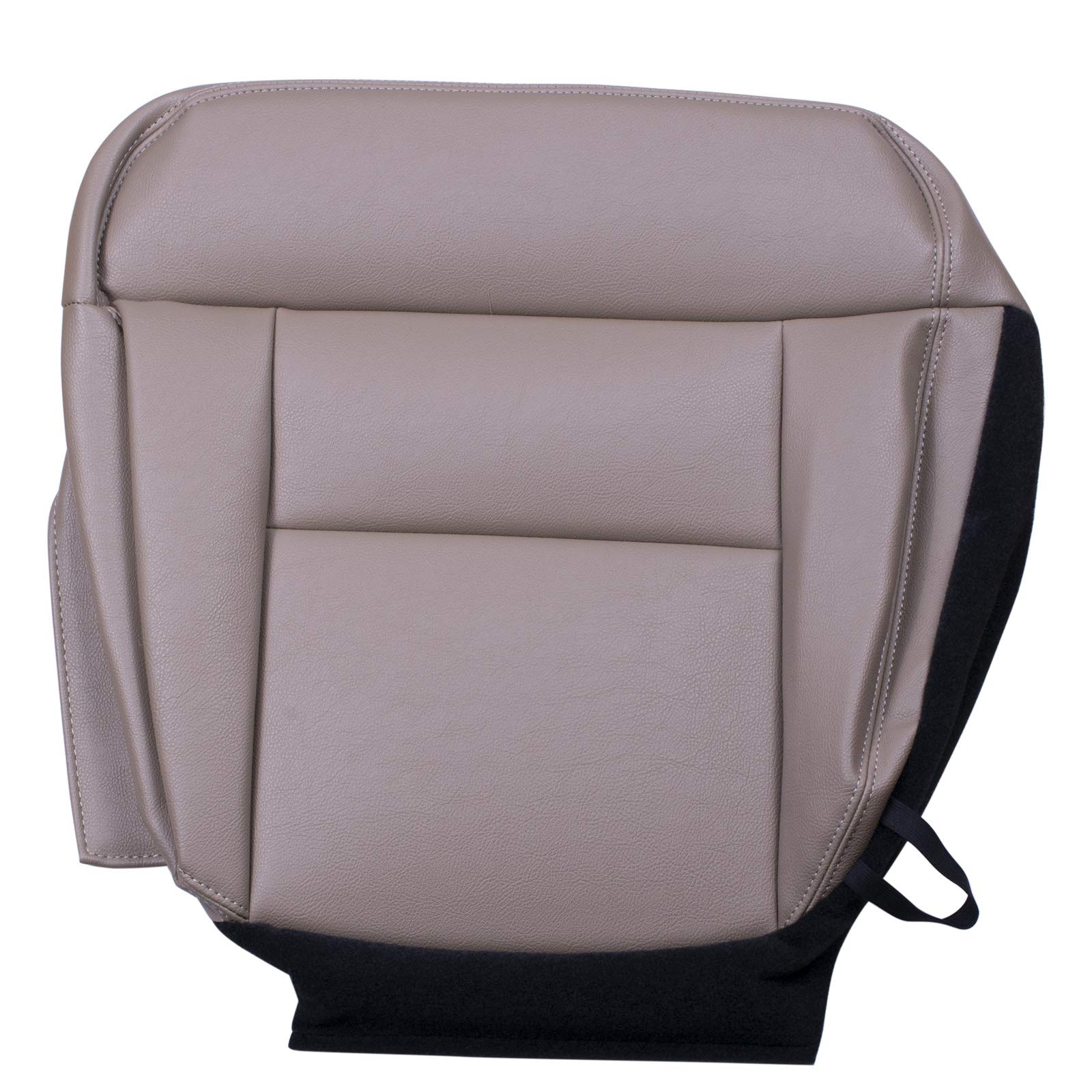 spartshomeDriver Bottom Side Leather Seat Cover Tan Replacement for FRF150508DBTL Fit for 2005 2006 2007 2008 Ford F150 Lariat