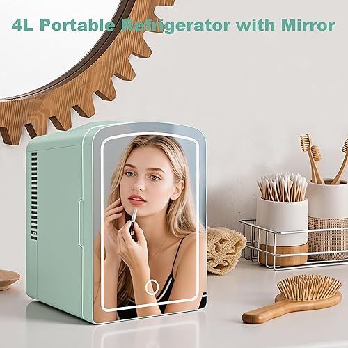 Miniatura 2 de Iceblue Mini nevera 4L Mirror - Verde