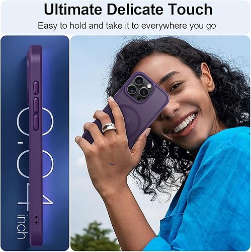 Vista 21 de MOCCA - Funda magnética resistente para iPhone 11 de 6.1 pulgadas, compatible con MagSafe, protector de pantalla de vidrio + protector de lente