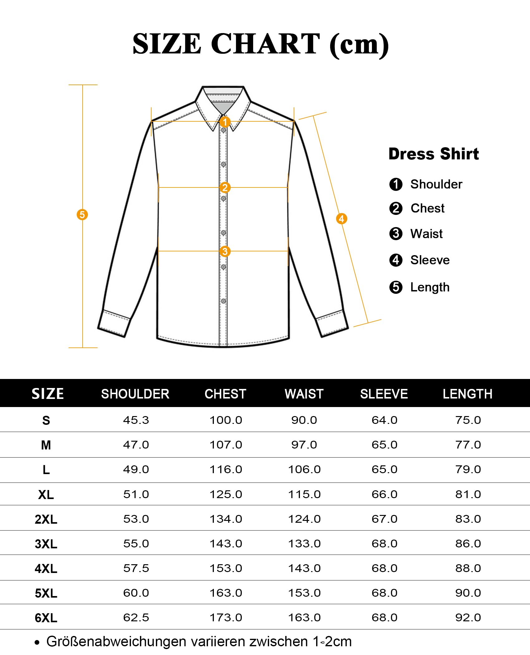 DEMEANOR Camisa elástica de manga larga para hombre, ajustada, para trabajo y tiempo libre, sin necesidad de planchado