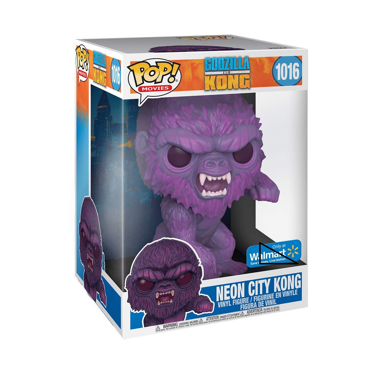 レアFUNKO POP! ゴジラvsコング　ネオンシティ　コング　特大サイズ限定 Amazon.com: Neon City Kong Funko #1016