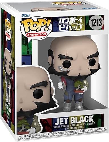 Miniatura 2 de POP Cowboy Bebop - Figura de vinilo negro azabache con bonsai Funko (paquete con funda protectora de caja compatible), multicolor, 3.75 pulgadas