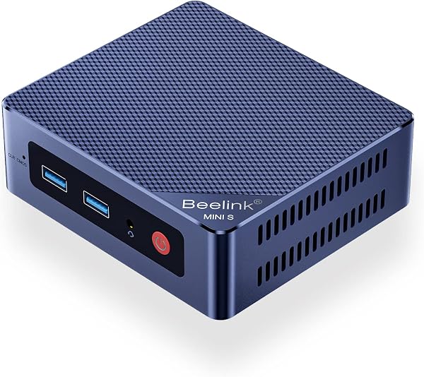 Beelink Mini S13 Mini PC, Intel N150 (4C/4T, bis zu 3.6Ghz), 12GB LPDDR5 500GB SSD Mini Computer Windows 11 Home, 4K Dual Display, HDMI/WiFi6/BT5.2/RJ45 2.5G Desktop PC für Zuhause/Büro - 1