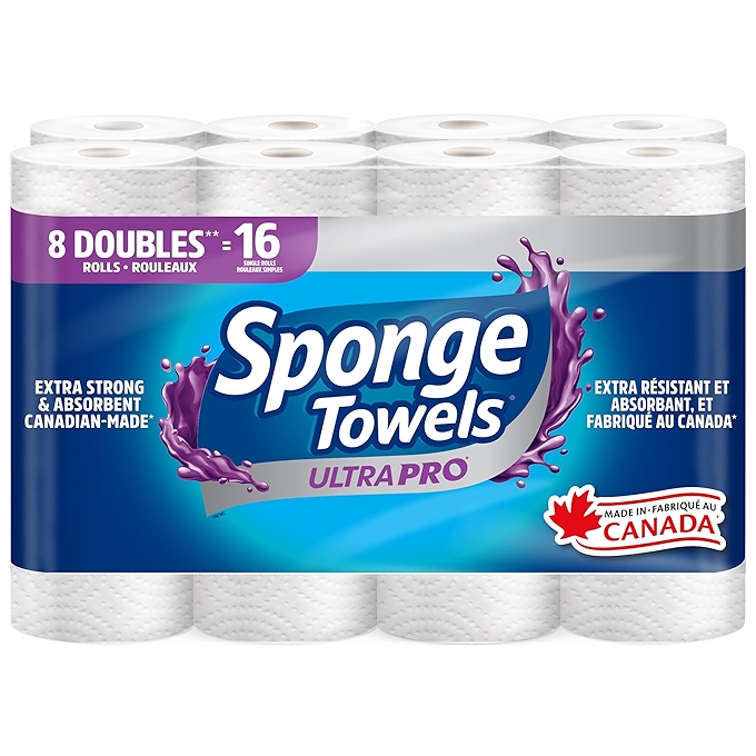 超强吸水可裁剪厨房纸巾双卷