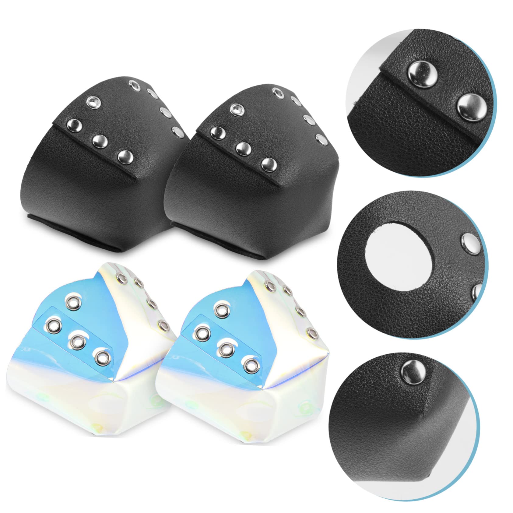 Toyvian Rollschuh Schutzkappen Für Zehen Schützende Zehenschutzvorrichtungen Für Rollschuhe Leichte Tragbare Zehenschützer Für Längere Skates