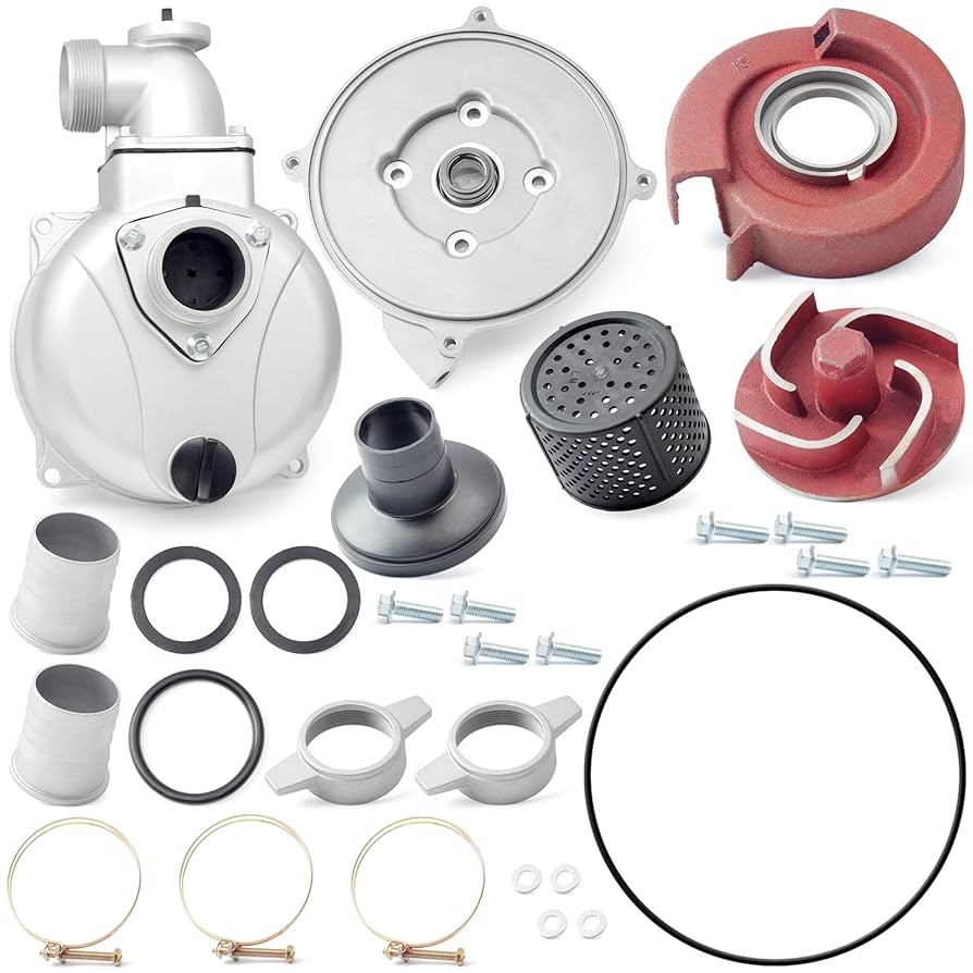Esttlamer 2 In Threaded Shaft Semi-trash Water Pump