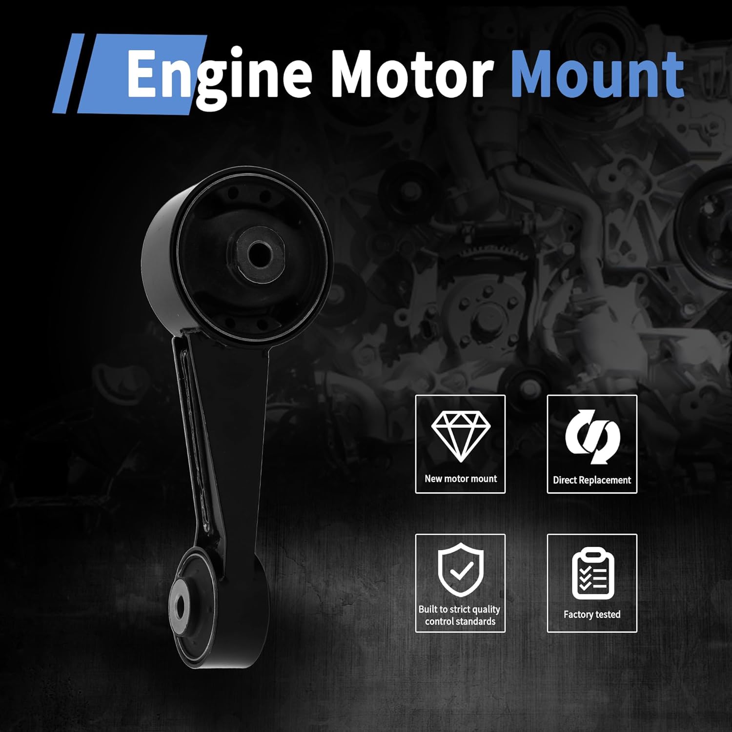Front Right Engine Torque Strut Mount 12363-31040 Compatible with Toyota Avalon 2008-2012 Auto, Compatible with Toyota Camry 2007-2016, Compatible with Toyota Highlander 2008-2013