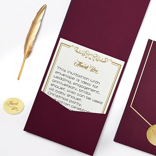 Miniatura 3 de VANRA 10 juegos de papel de papelería con sobres, juego de sobres de papel de escritura con plumas para carta de agradecimiento, invitaciones,