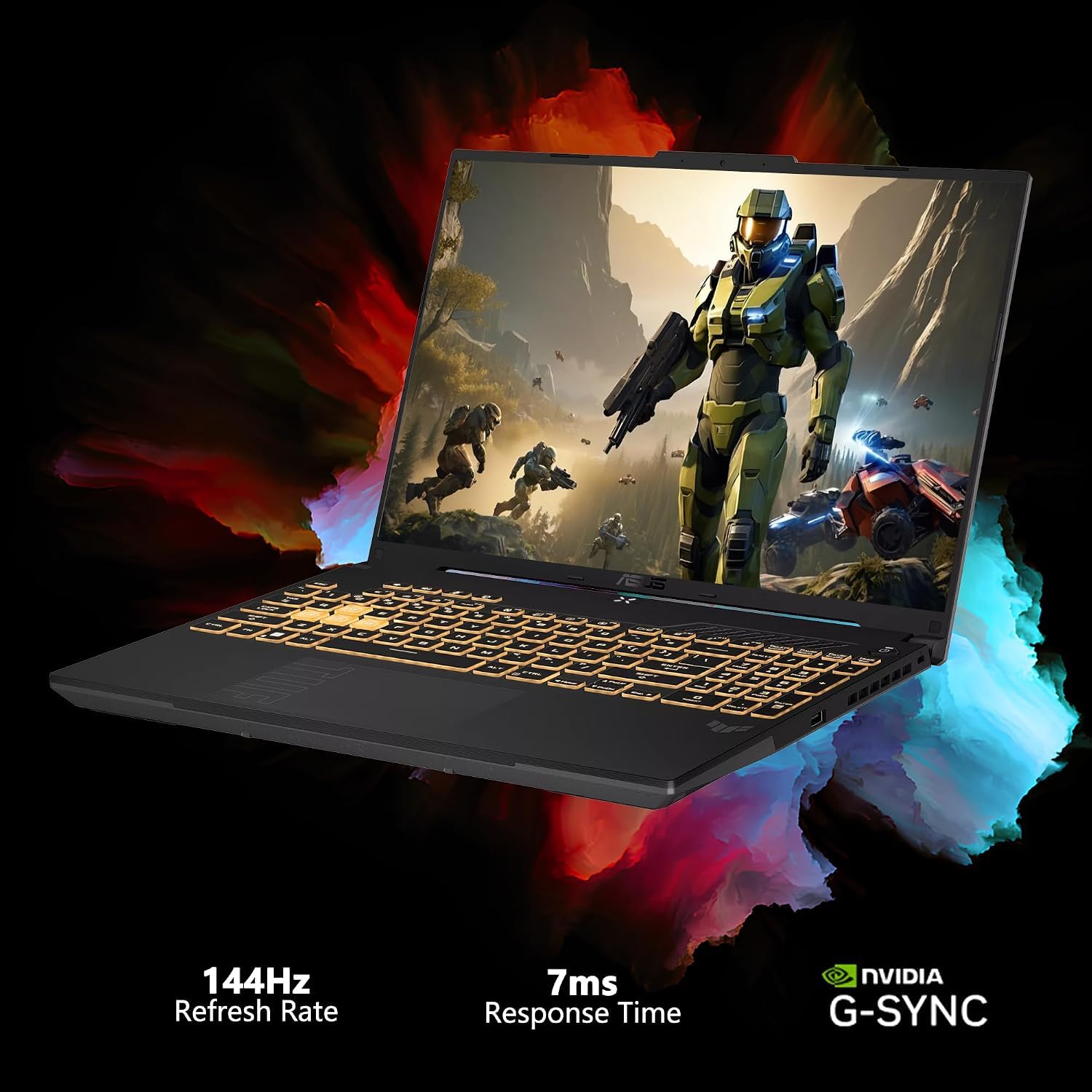 ASUS TUF Gaming F16 Laptop 16 pulgadas WUXGA IPS 144Hz Intel 8-core Core 5 210H 32GB RAM 1TB SSD GeForce RTX 4050 RGB retroiluminado Thunderbolt Win11Pro ICP Hub