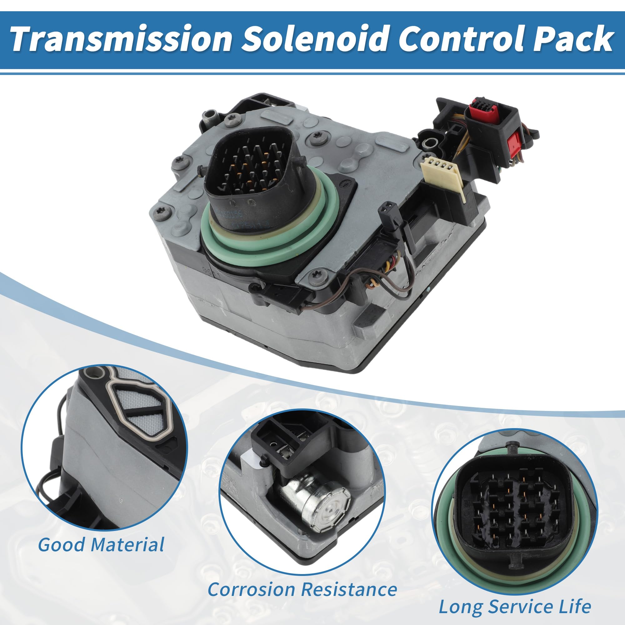 No.68371508AB/5078709AA 62TE Getriebe Magnetpaket Für Chrysler Für dodg Automatikgetriebe Ventilkörper Haupt Magnetbaugruppe Blockpaket No.68376696AA/5078709AB