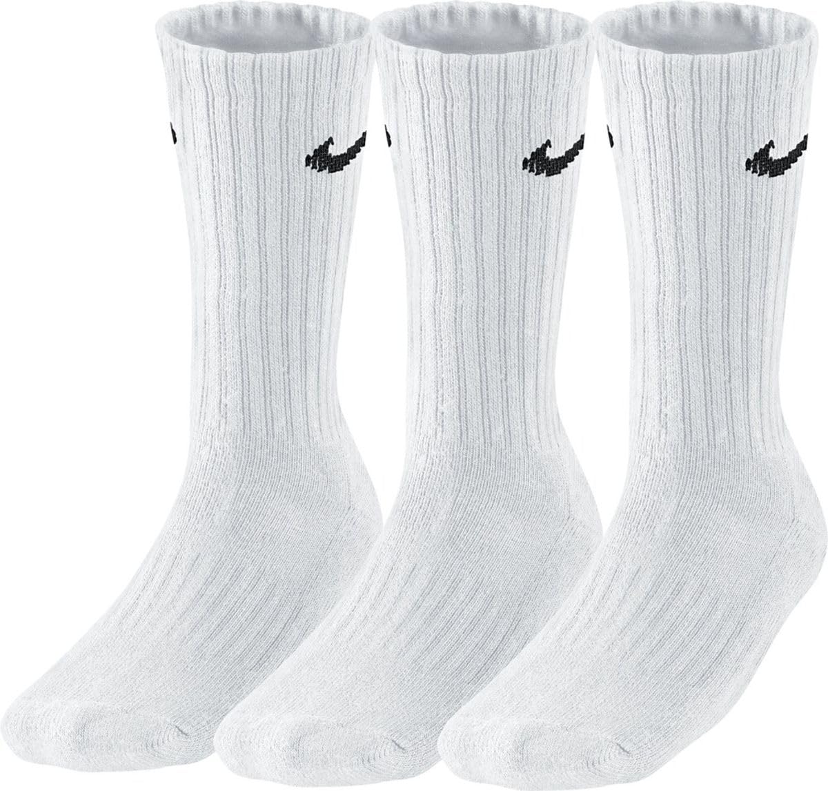 Amazon | 靴下 Nike ? Value Cotton Crew Training (3ペア) 白/黒
